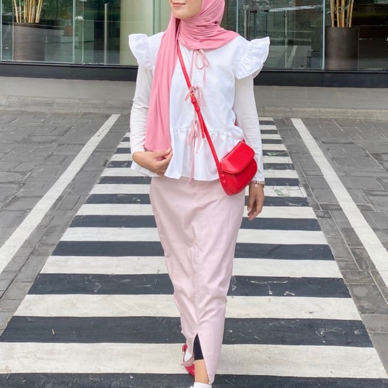 ZETERINDO - BAJU WANITA JW / JOO WON VEST / OUTER WANITA MODEL TALI DEPAN KEKINIAN