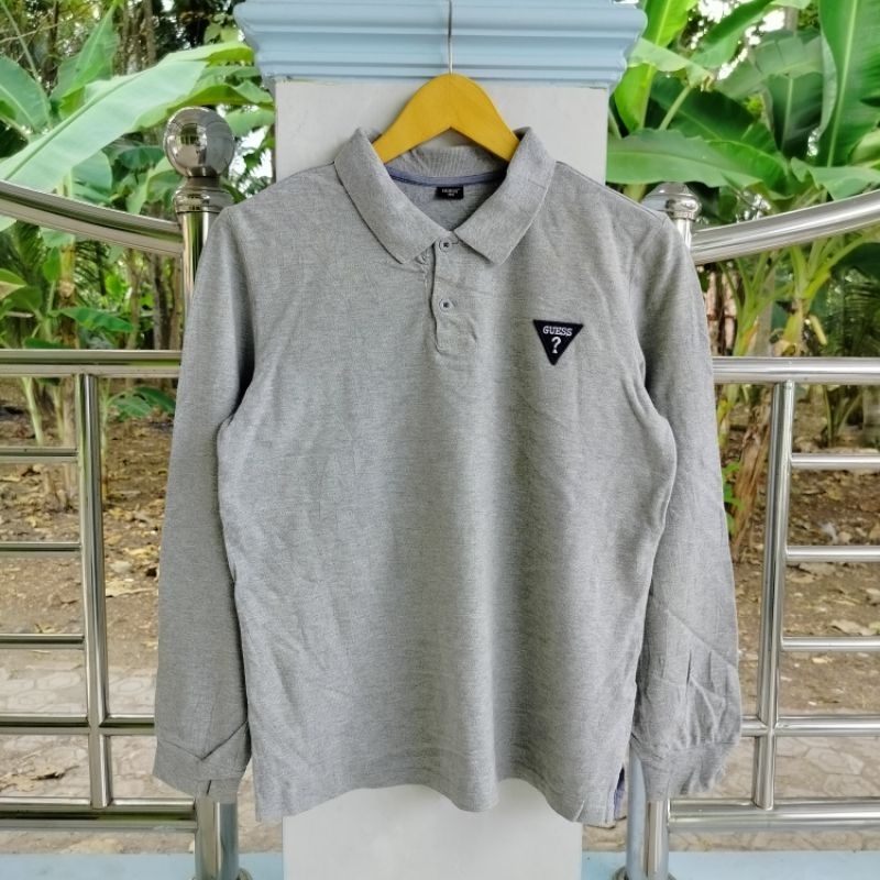 Long Sleeve / Polo Shirt / Vintage / Second / GUESS
