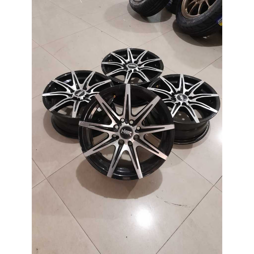 VELG MOBIL SEKEN/BEKAS RING 15 HSR KCCX LOBANG 8X100-114.3 PCD AVANZA,BRIO,AGYA,SIGRA