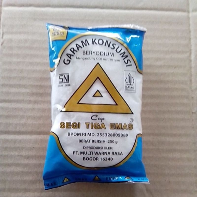 

Garam Segitiga Emas 250 gr