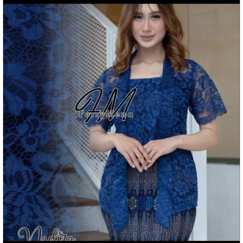 atasan kebaya kutubaru modern lengan panjang