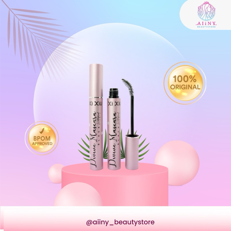 Xi Xiu mascara/pink mascara Divine waterproff volumizing xixiu/xi xiu divine mascara