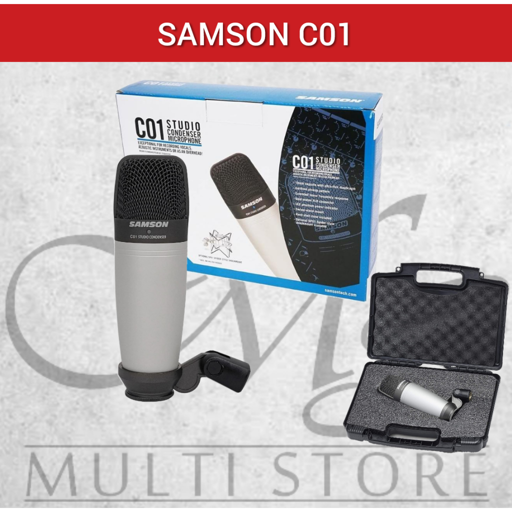 SAMSON C01 - SAMSON C 01 - Microphone Condensor - Condensor Microphone - SAMSON C-01