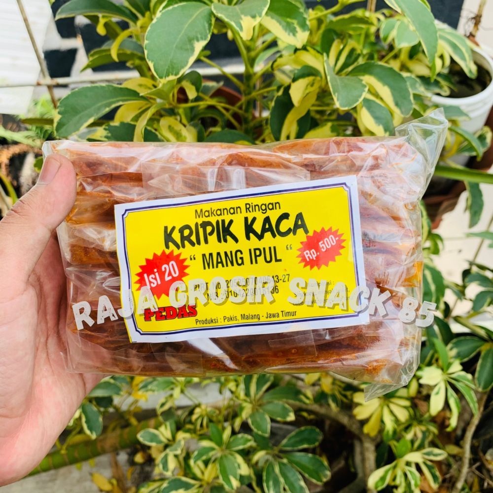 

KERIPIK KACA MANG IPUL / Kripik kaca mang ipul / kripca / kripik kaca pedas