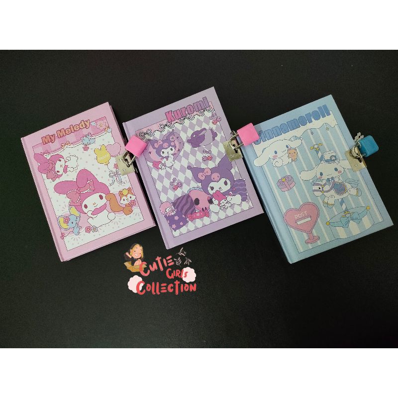 

BUKU DIARY KUNCI + GEMBOK / HARD COVER TEBAL MOTIF FANCY