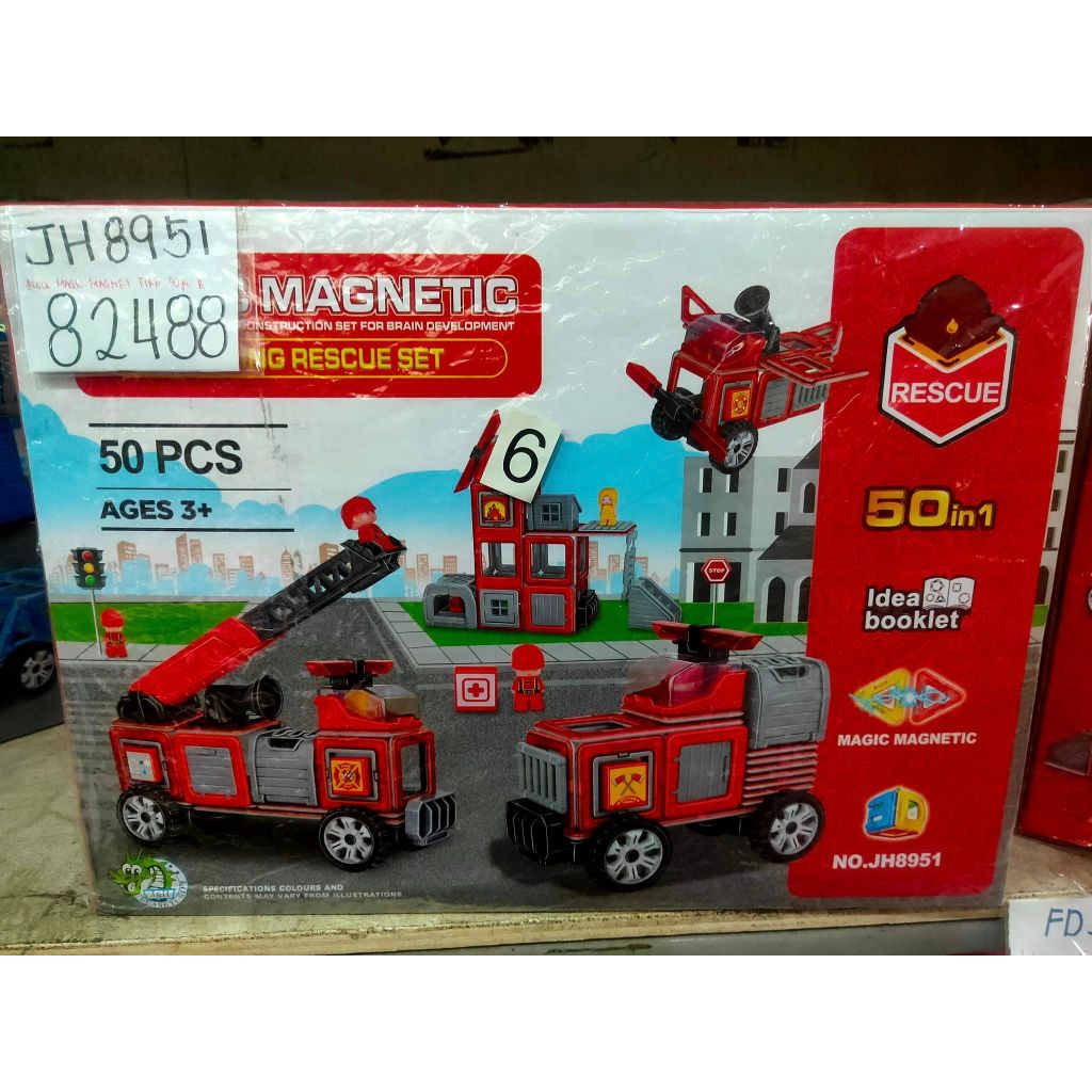 MAGIC MAGNETIC Mainan Magnet Anak Building Blocks