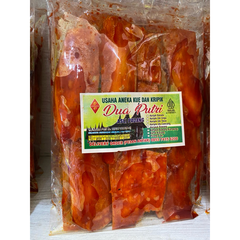 

Kripik sinkong balado/ Sanjai balado padang