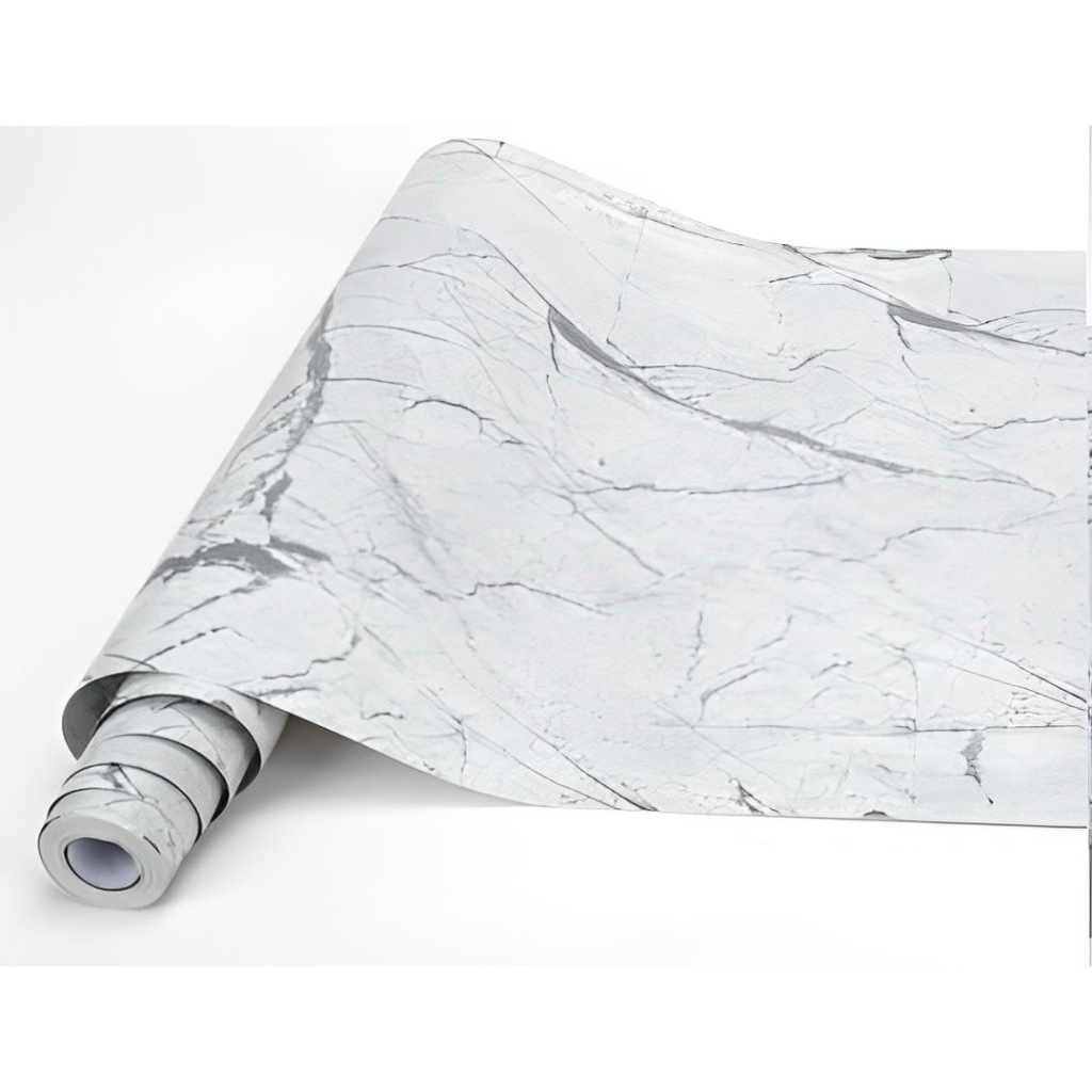 Wallpaper Stiker Dinding Walpaper Motif Garis  Marmer/keramik/Marble 176