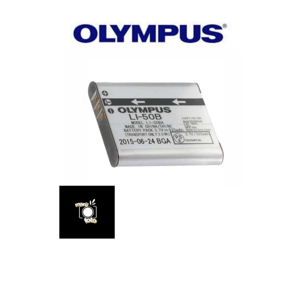 Ready - Battery For Olympus Batre Li-50b Stylus MJU 1010 1020 1030SW Baterai SH-21 25MR SP-800UZ 810