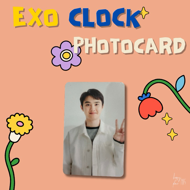 EXO PHOTOCARD PC D.O. KYUNGSOO OFFICIAL EXOCLOCK 2023