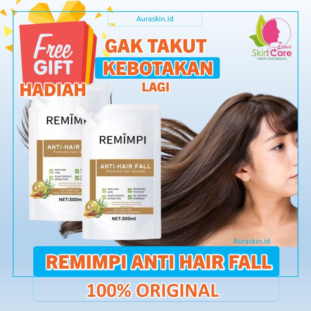 (2 PCS) Remimpi Hair Loss treatment shampo Oil Control Mengurangi Rambut Rontok rambut pria wanita