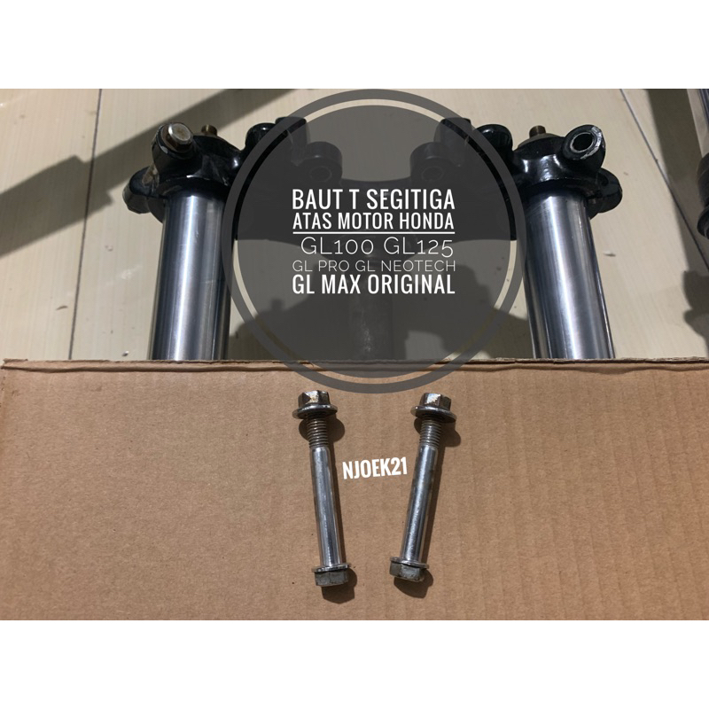Baut T Segitiga Atas Motor Honda GL100 GL125 GL PRO GL NEOTECH GL MAX Original