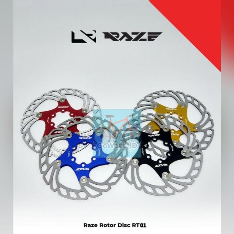 Rotor Floating Disc Brake Piringan Cakram Sepeda Raze RT01 02 160mm Lipat MTB Balap | High Quality