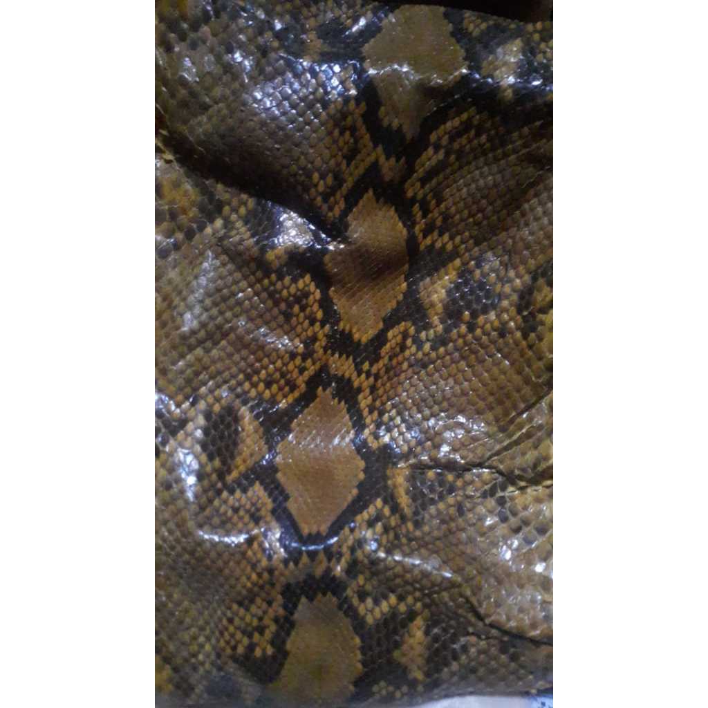 Bahan Kerajinan Kulit Ular Tas Dompet Gesper Hiasan Pria Wanita