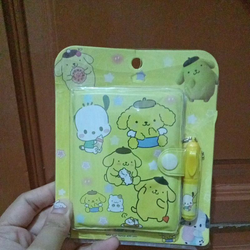 

Buku Diary Kancing Karakter Lucu / Memo + pen / Buku Pen mini Imut / Notebook