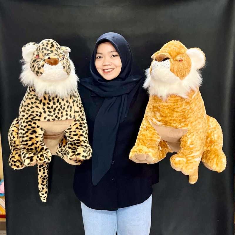 Boneka singa lucu boneka karakter singa macan besar lion karakter animals kurnia kado