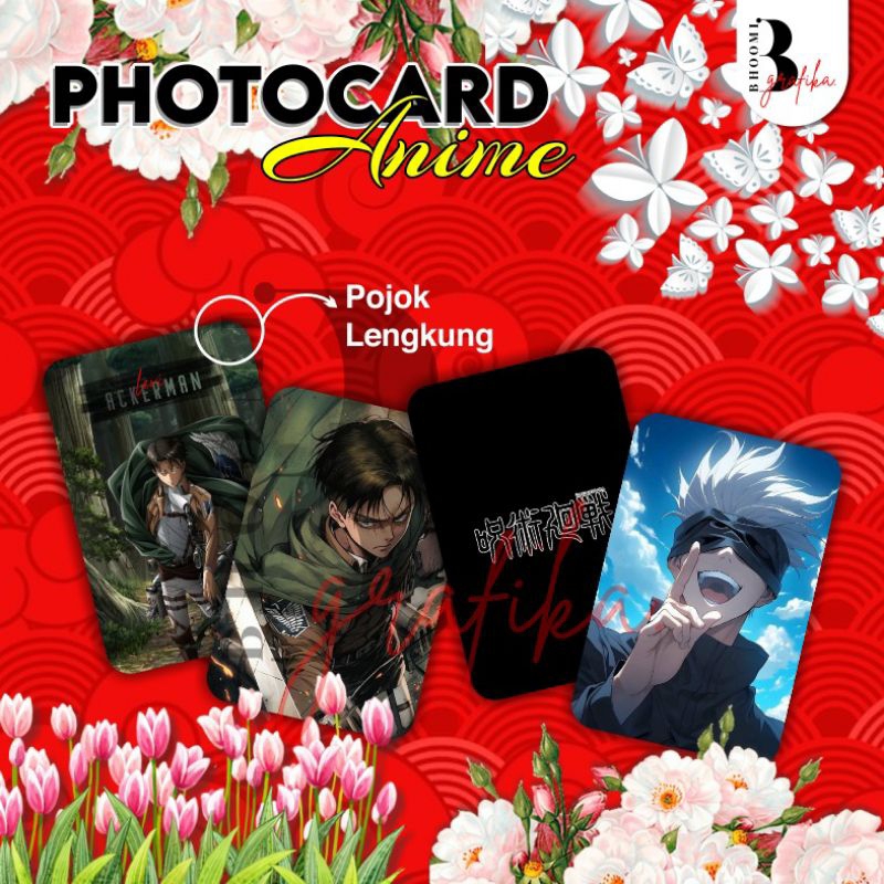 PhotoCard Anime || 25 Biji || Sudah Packing Box