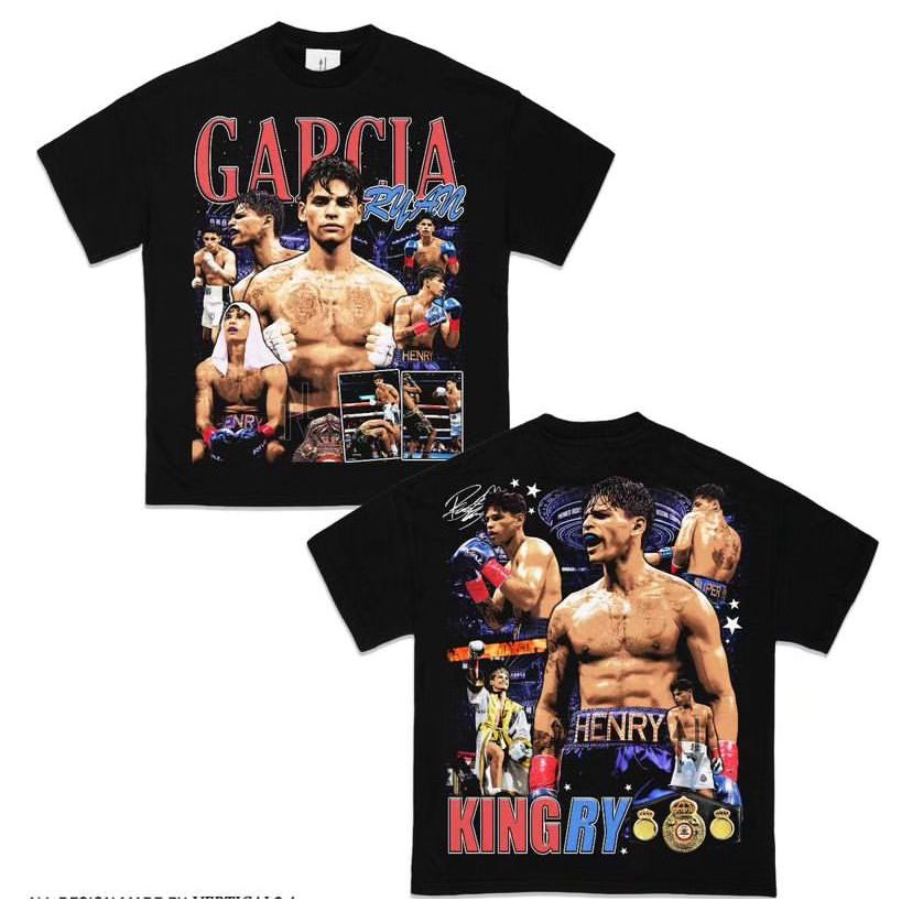 BAJU KAOS  RYAN GARCIA TSHIRT OVERSIZE HITAM UNISEX BOXING TINJU  ORIGINAL ZEEB