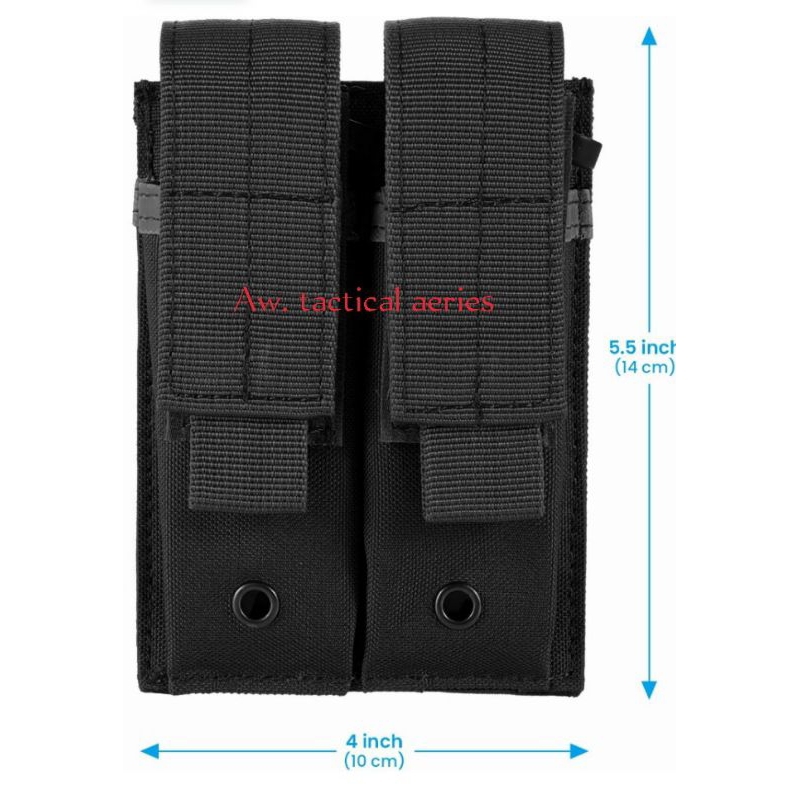 pouch magazen glok tactical / tempat magazen glok tactical