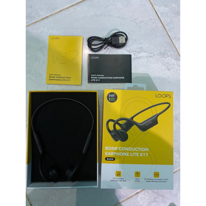 loops bone conduction earphone lite x17