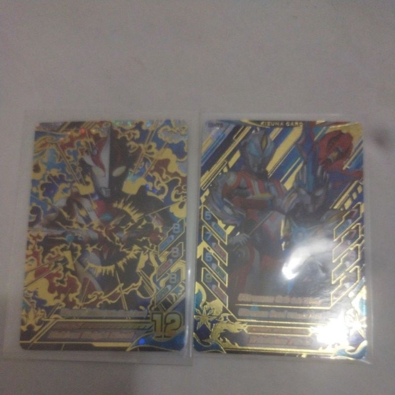 Kartu Ultraman Fusion Fight Ultraman Mebius UR & Kizuna card Geed & Orb