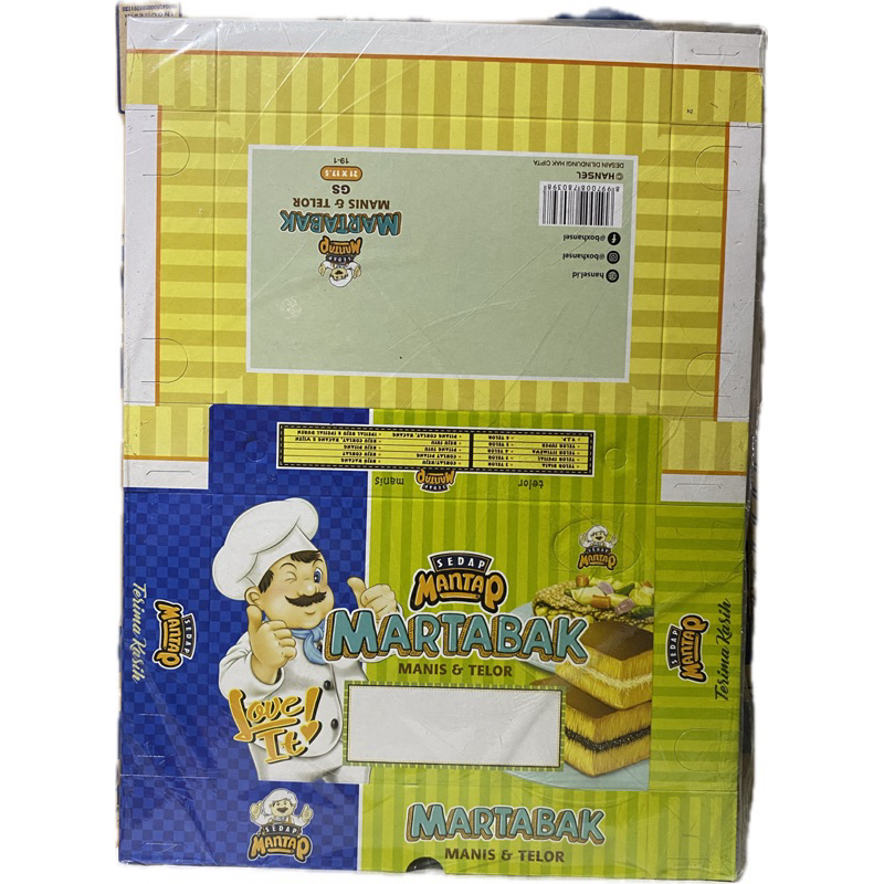 

BOX MARTABAK UKURAN 13,5 X 21 CM ~ 1 PAK ( ISI 100 PCS )