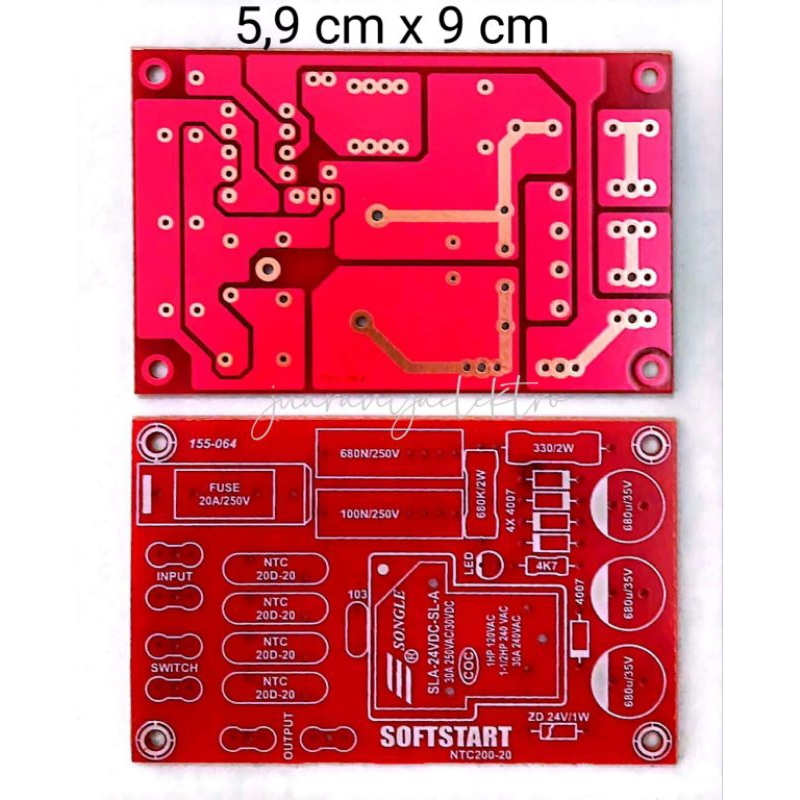 PCB SOFTSTART NTC 20D - 20