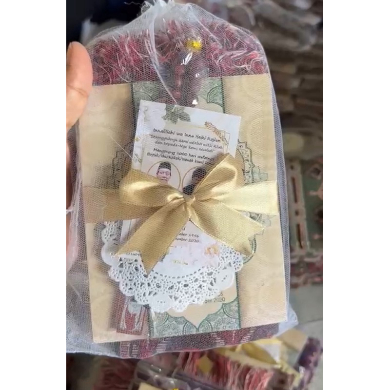 PAKET TAHLIL SAJADAH SABLON TURKI+YASIN HARD COVER