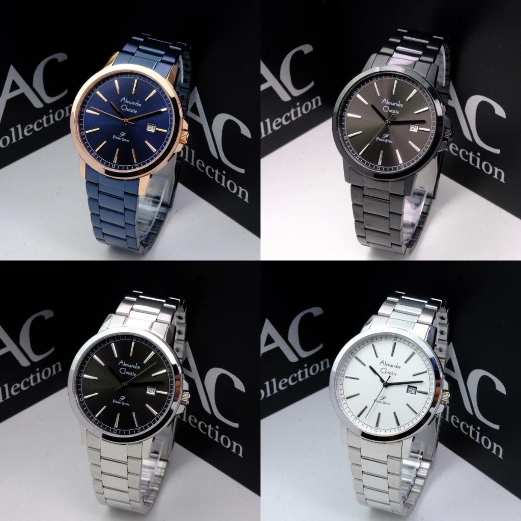 ORIGINAL Jam Tangan Pria Alexandre Christie AC 1014 / AC1014 Garansi 1 Tahun