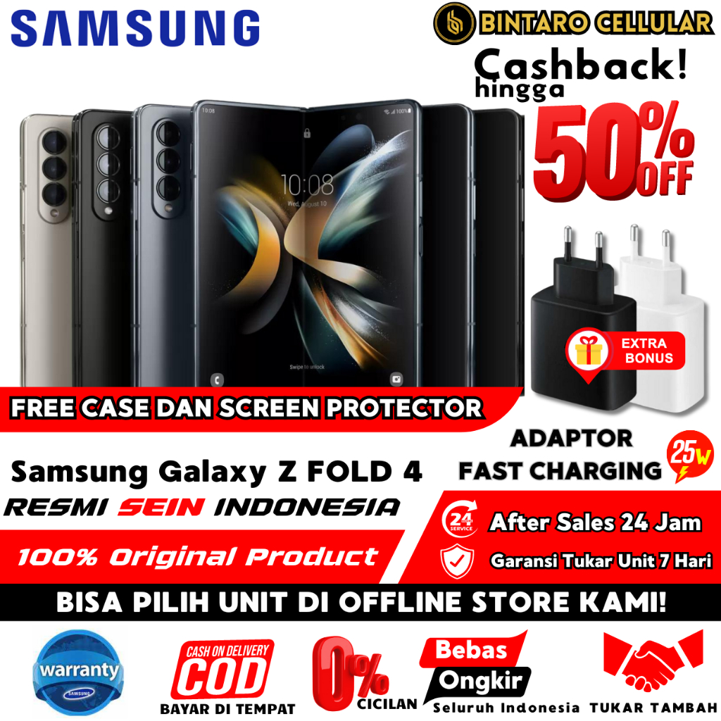SEIN Samsung Galaxy Z Fold 4 5G | Z Fold 3 5G 12/512GB 12/256GB | Z Flip 3 5G 12/512GB Second Original Resmi Sein Indonesia