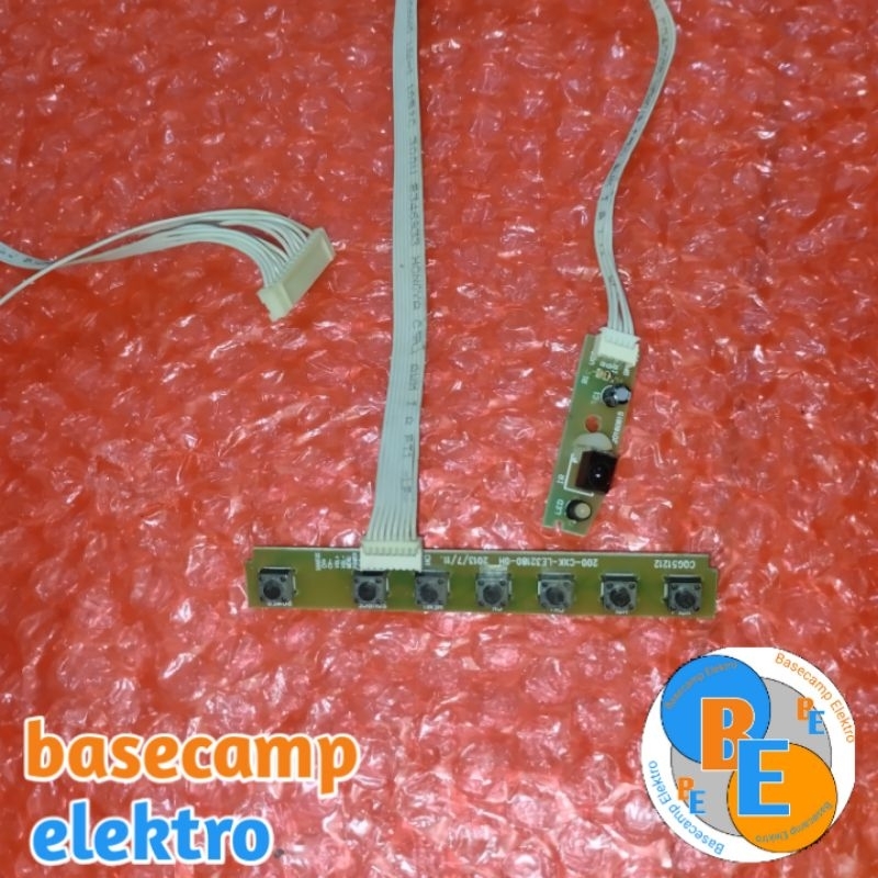 Modul Pcb Sensor Tombol TV LED POLYTRON PLD40TV853 Sensor TV LED POLYTRON PLD40TV853 Tombol TV LED P