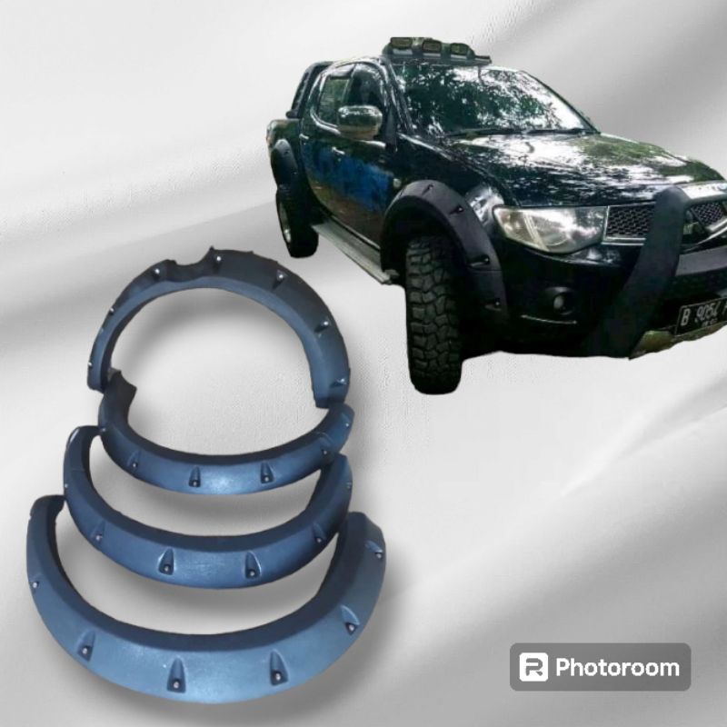 OVER FENDER STRADA TRITON MODEL LEBAR FENDER MITSUBISHI TRITON TAHUN 2008-2016 fullset