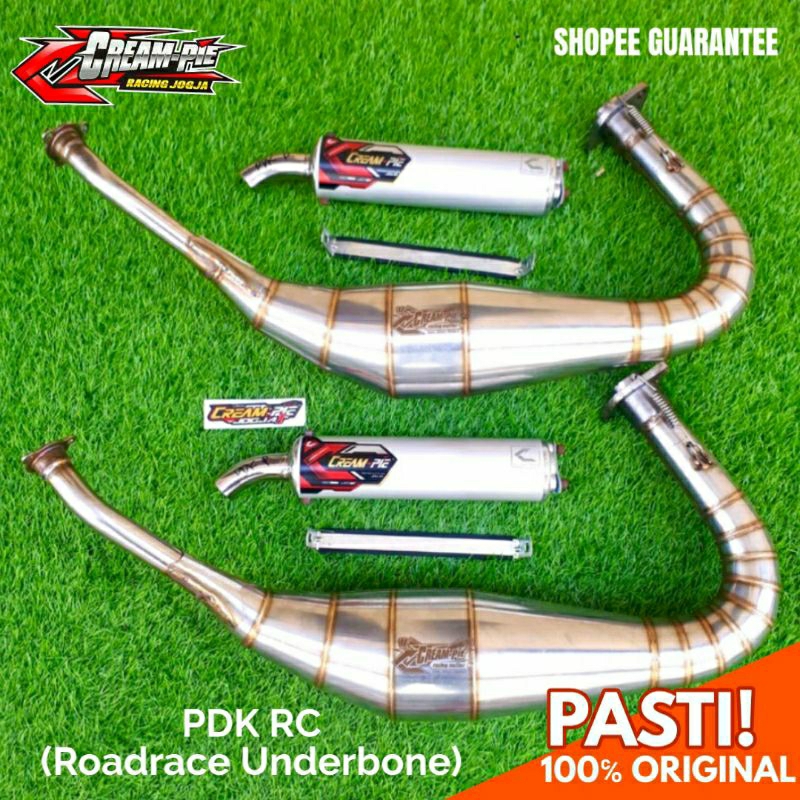 Knalpot Creampie RX King PDK stainless100% Original