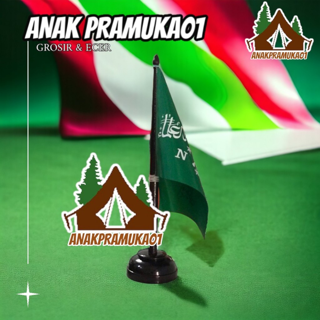 1 set bendera meja NU / nahdlotul ulama