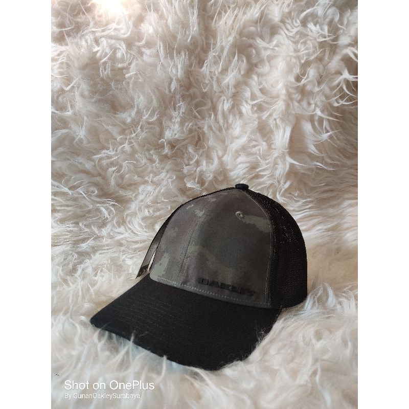 Original Oakley SI Trucker Cap 2 Green Brush Camo