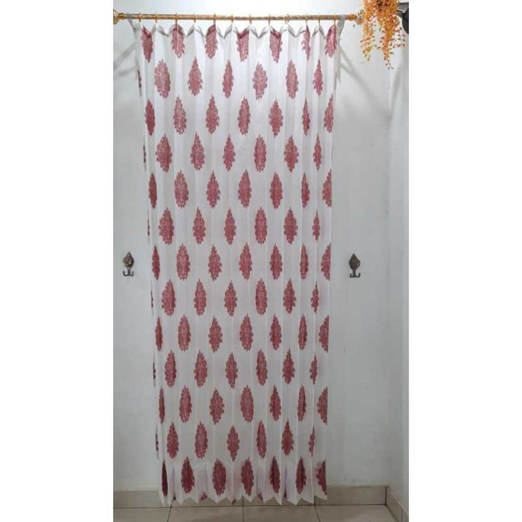 VITRACE GORDEN MOTIF TURKI WARNA GOLD & MERAH - SUMATERA GORDEN