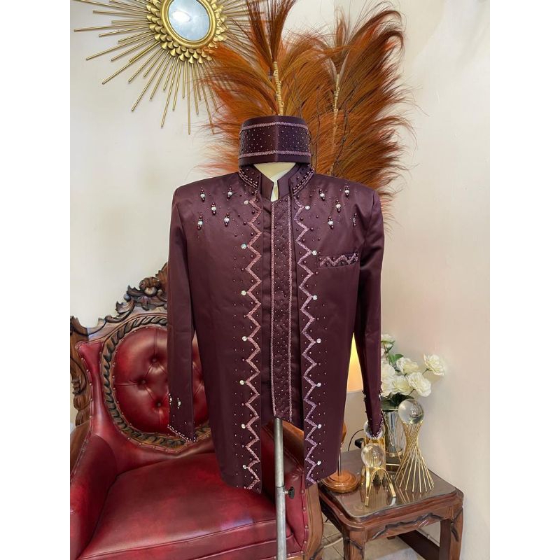 Beskap / Basofi pengantin / Beskap Pengantin Pria / Beskap Pengantin / Beskap Pengantin Premium / Be