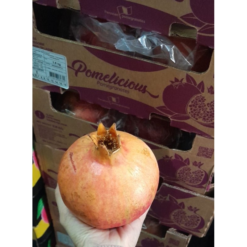 Delima Merah Peru 1 kardus 3,8 kg