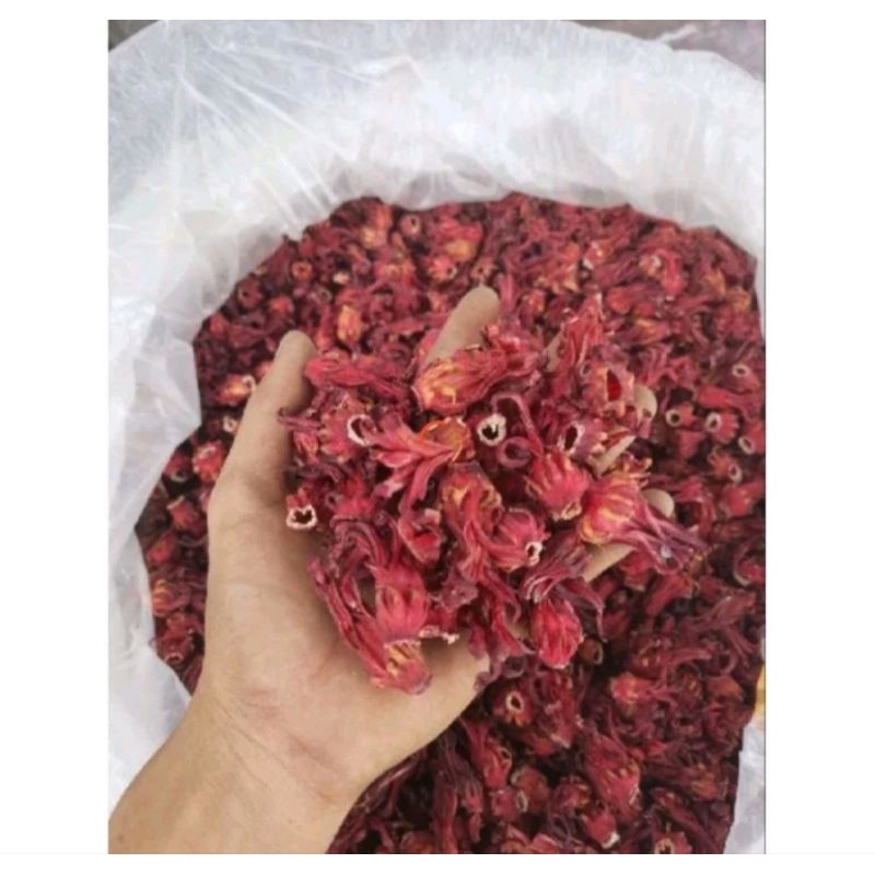 

PROMO!! BUNGA ROSELLA MERAH KERING PREMIUM//50GR