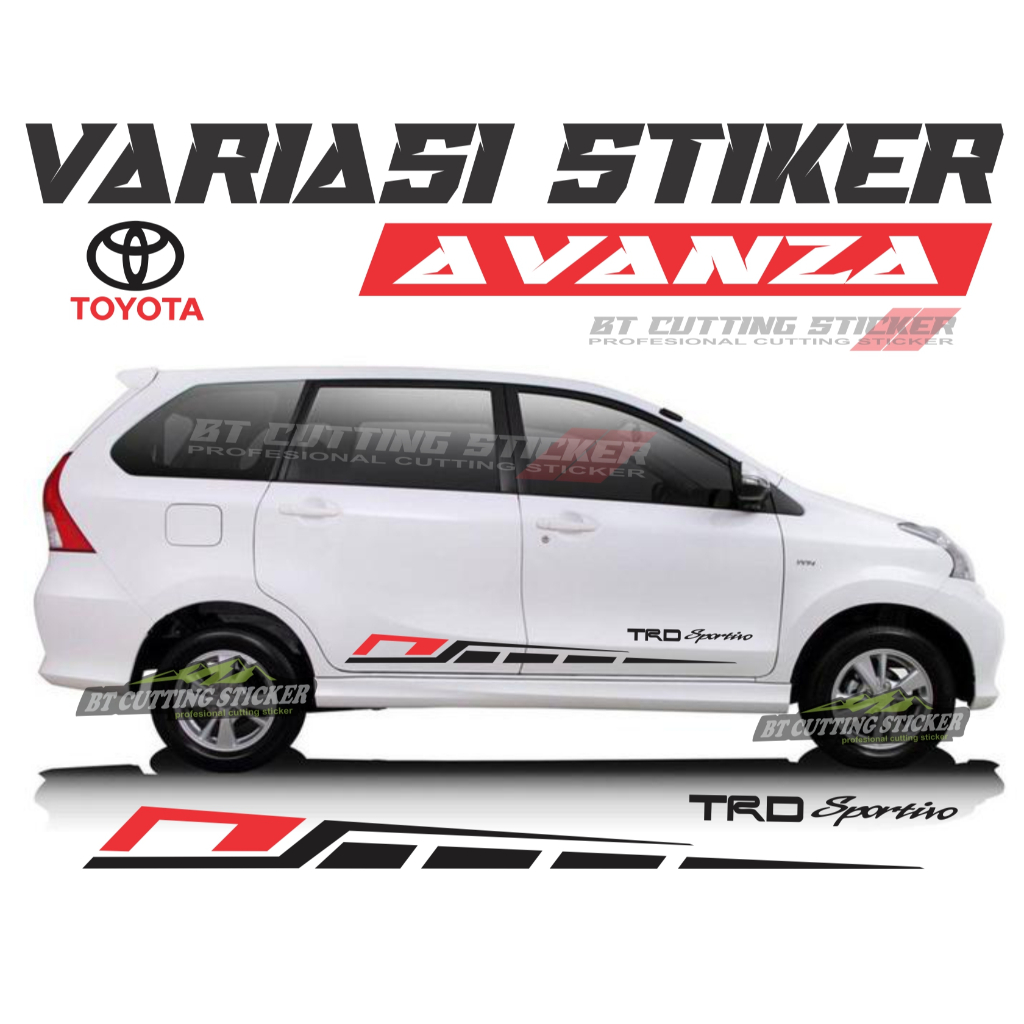 stiker mobil avanza stiker avanza stiker toyota avanza stiker mobil