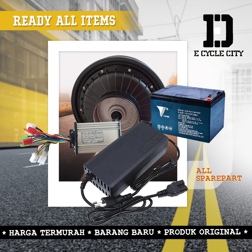 All Sparepart Sepeda Listrik Semua Brand dan Komponen Original