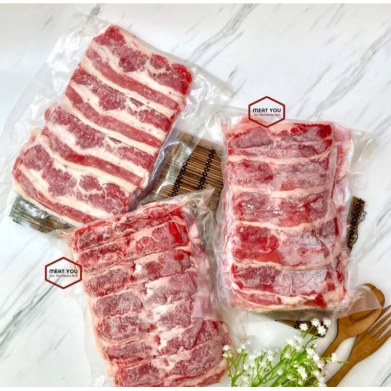 

USA Shortplate beef slice / Daging slice 1mm