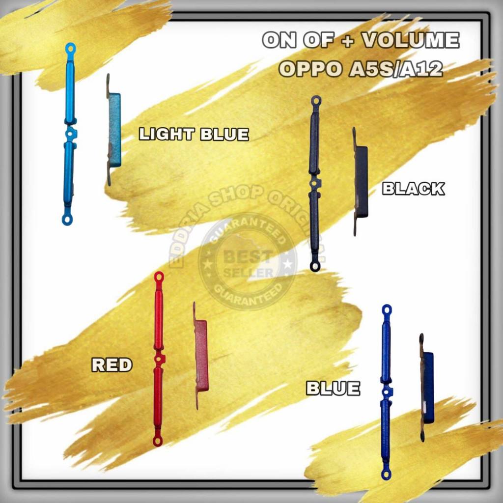 TOMBOL ON OFF + VOLUME OP A5S/A12/A7/A11K BARU