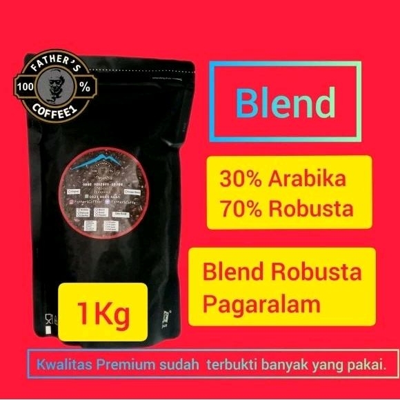 

Kopi Arabika 30% Houblend Robusta 70% Kopi Bubuk, Biji, Beans Kopi Susu kekinian 1Kg