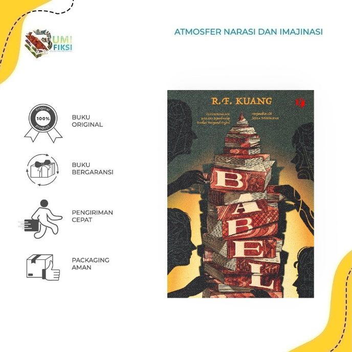 [ Promo ]  Buku Novel - Babel - R. F. Kuang - Shira Media - Bumifiksi