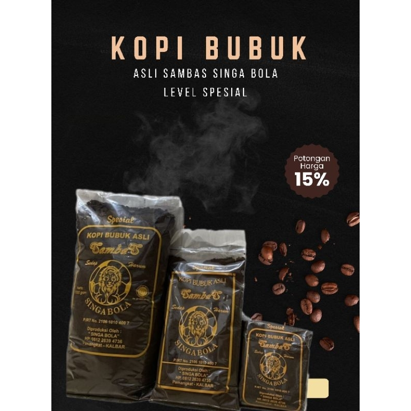 

kopi singa bola asli kalimantan spesial 500g