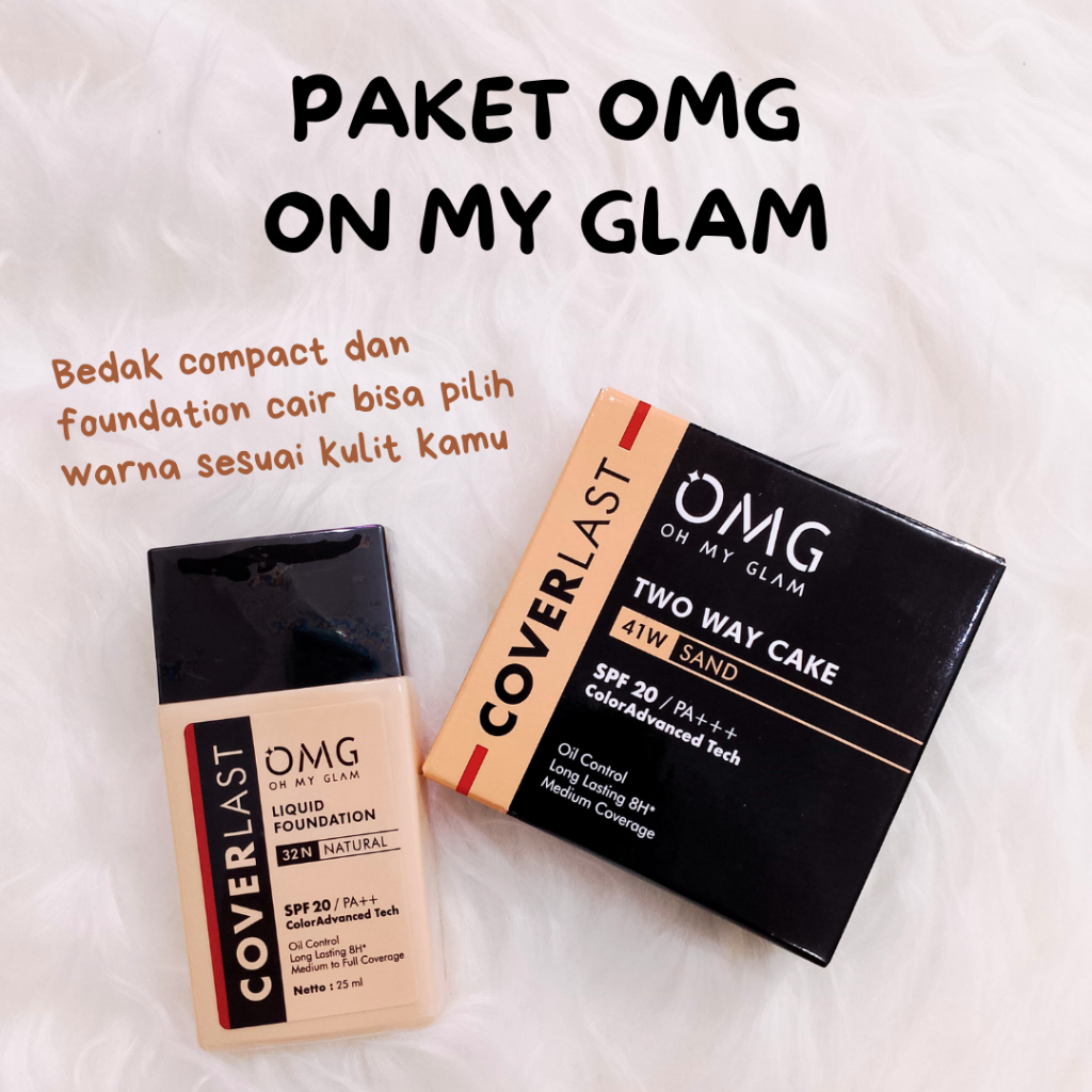 PAKET MAKE UP HANASUI PAKET SESERAHAN bebas pilih warna sendiri PAKET OMG TWO WAY CAKE & OMG LIQUID 