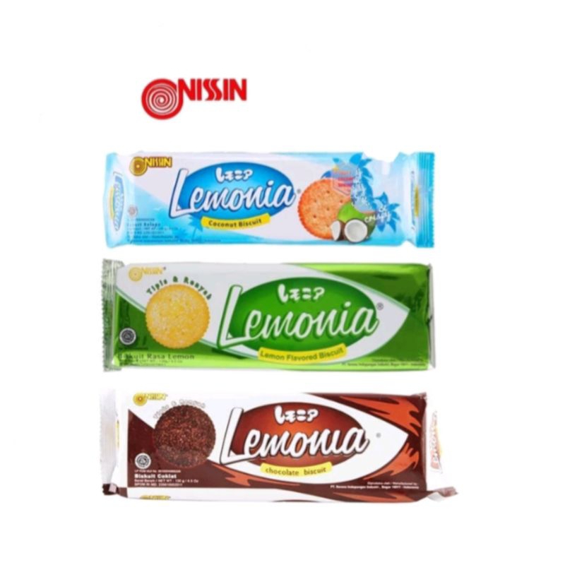 

Nissin Lemonia Cookies Biskuit Long Pack 130gr / Nissin Lemonia Coconut Lemon Chocolate Biscuit /Biskuit Rasa Jeruk Lemon Kelapa Coklat/Cracker Kelapa/Cracker Lemon / Cracker Coklat / Cracker Tipis / Family Pack / Biskuit Aneka Rasa / Biskuit Tipis Renyah