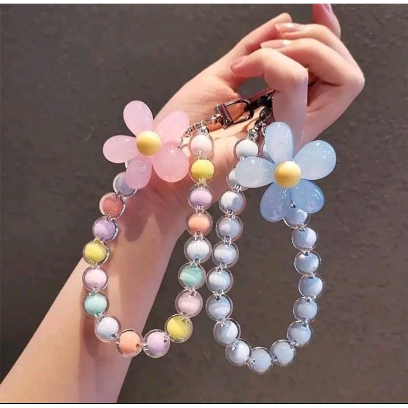 Phone Strap Gantungan hp Korea Tali HP Rantai Manik Bag Charm