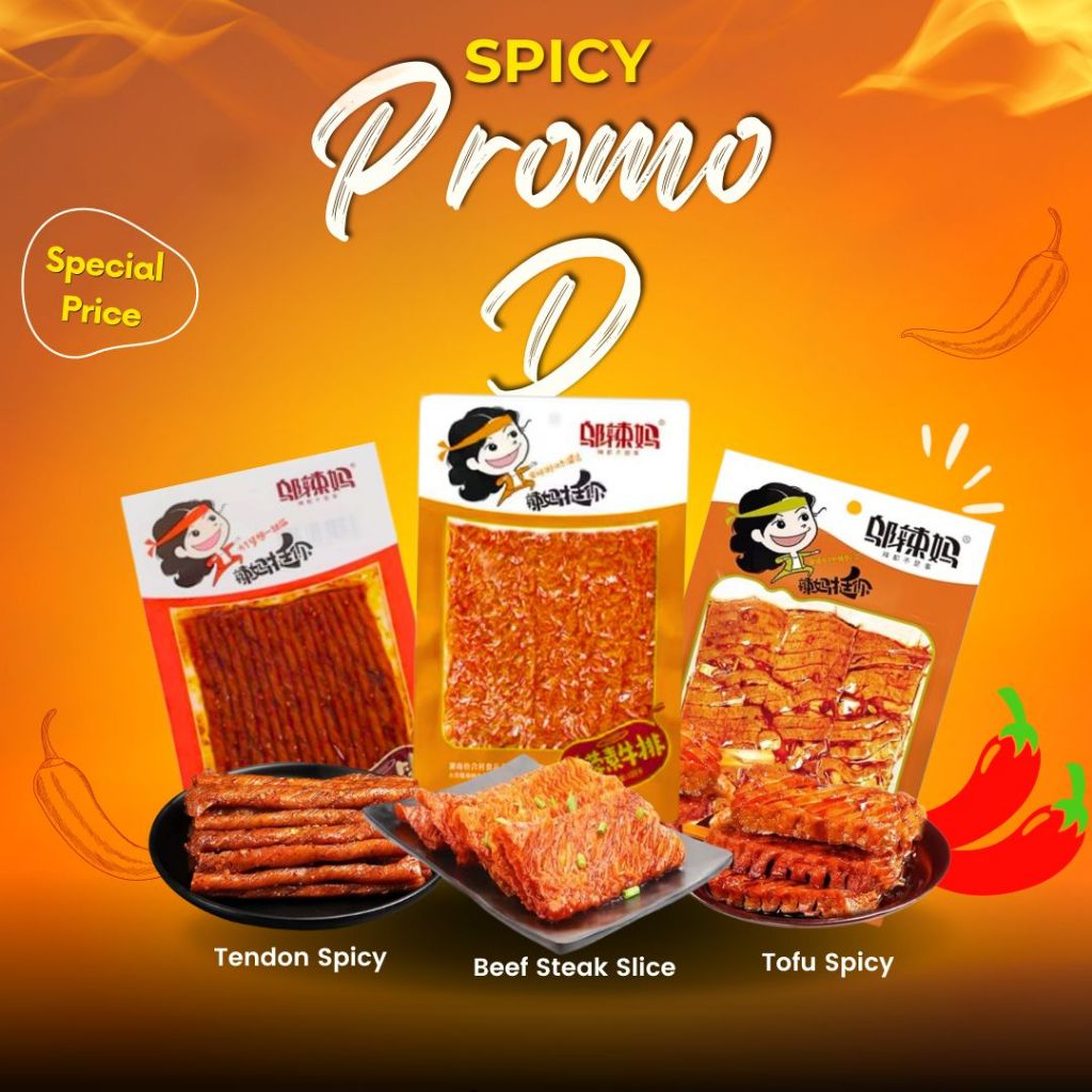 

PROMO HEMAT WULAMA LATIAO SPICY HALAL | Harga Lebih Hemat Paket Bundle Snack Wulama Latiao Snack Vegetarian